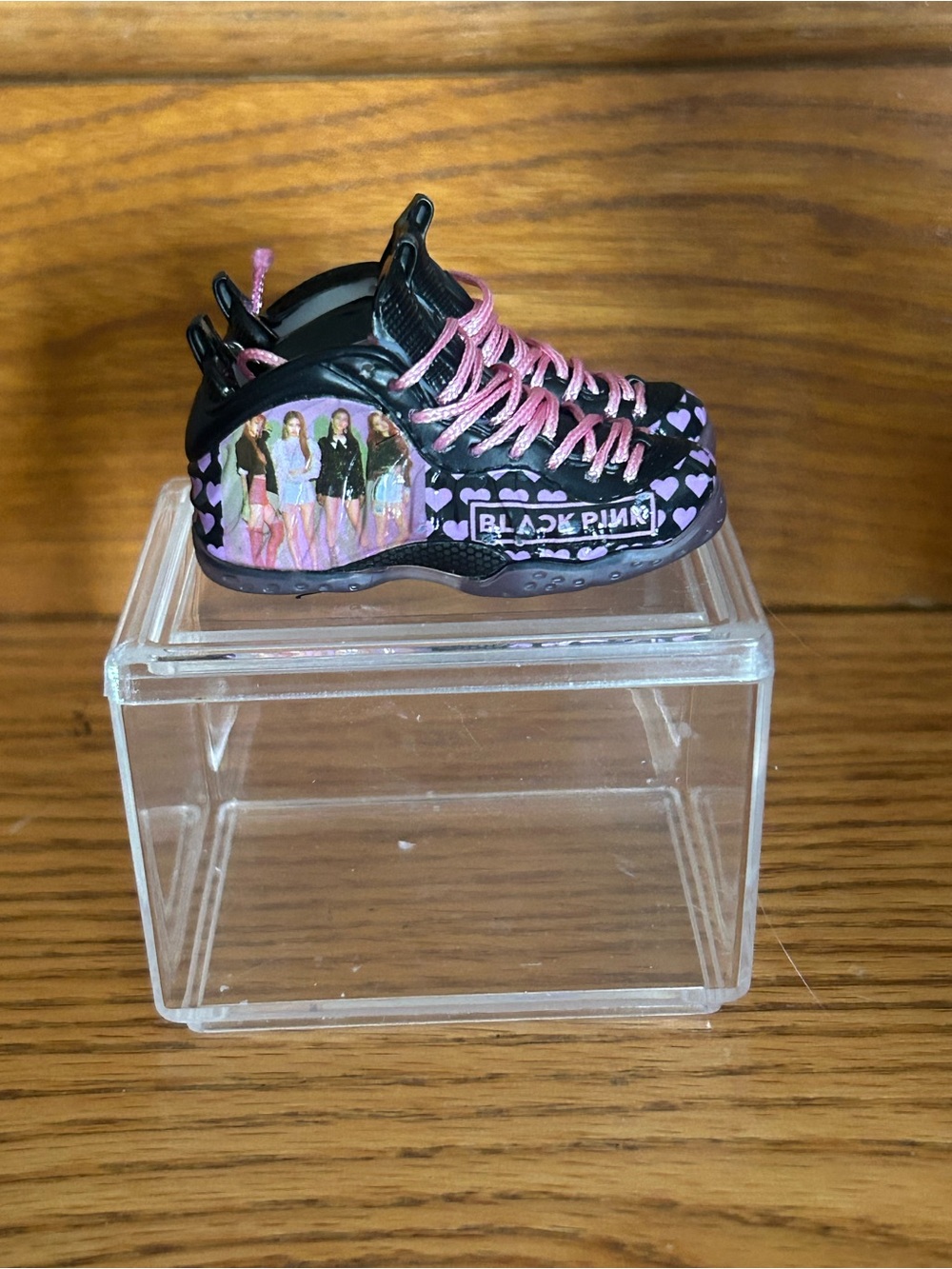 MINI Black and Pink Fashion Sneaker